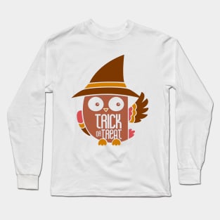 Trick or Treat Owl Long Sleeve T-Shirt